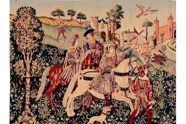 Gobelin tapisserie Retour de chasse Gobelin tapisserie Retour de chasse